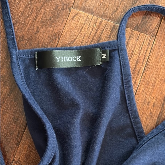 Amazon Navy Blue Jumpsuit with Button Detail - Picture 2 of 4